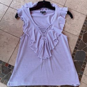 Express Sleeveless Sailor Top XS